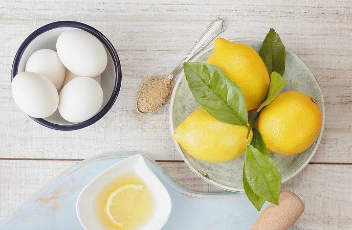 egg white and lemon mask