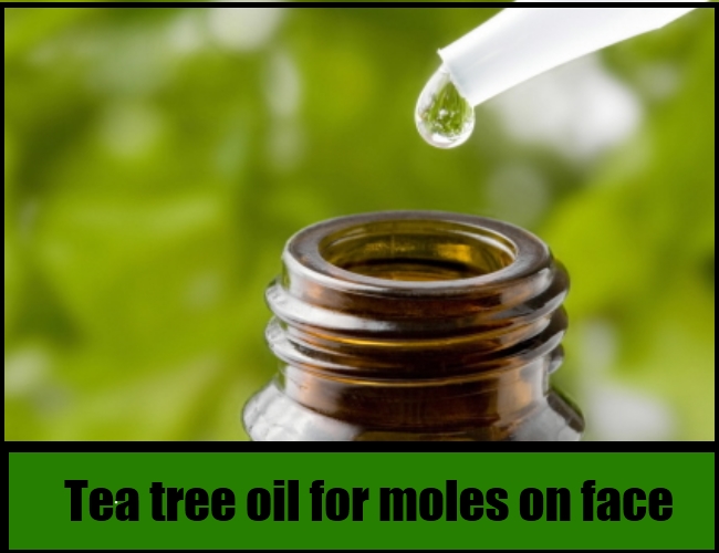 tea tree oil for moles removal