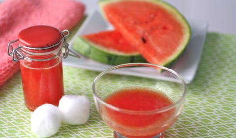 DIY watermelon toner