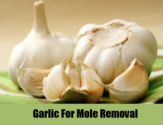 garlic paste for mole removal